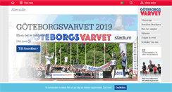 Desktop Screenshot of goteborgsvarvet.se